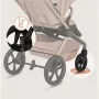 Carucior 2 in 1, Lionelo, Freya, Landou si salteluta ventilate, Pliabil, Reglare spatar-3 pozitii, Suport de picioare-4 pozitii,  Maner reglabil-3 pozitii, Adaptori inclusi compatibili cu Cybex, Maxi-Cosi, Kiddy, Avionaut, Sustine 22 kg, 0luni+, Bej - 35