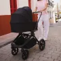 Carucior 2 in 1, Lionelo, Freya, Landou si salteluta ventilate, Pliabil, Reglare spatar-3 pozitii, Suport de picioare-4 pozitii,  Maner reglabil-3 pozitii, Adaptori inclusi compatibili cu Cybex, Maxi-Cosi, Kiddy, Avionaut, Sustine 22 kg, 0luni+, Bej - 42
