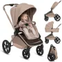 Carucior 2 in 1, Lionelo, Freya, Landou si salteluta ventilate, Pliabil, Reglare spatar-3 pozitii, Suport de picioare-4 pozitii,  Maner reglabil-3 pozitii, Adaptori inclusi compatibili cu Cybex, Maxi-Cosi, Kiddy, Avionaut, Sustine 22 kg, 0luni+, Bej - 2