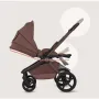 Carucior 2 in 1, Lionelo, Freya, Landou si salteluta ventilate, Pliabil, Reglare spatar-3 pozitii, Suport de picioare-4 pozitii,  Maner reglabil-3 pozitii, Adaptori inclusi compatibili cu Cybex, Maxi-Cosi, Kiddy, Avionaut, Sustine 22 kg, 0luni+, Maro - 34
