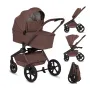 Carucior 2 in 1, Lionelo, Freya, Landou si salteluta ventilate, Pliabil, Reglare spatar-3 pozitii, Suport de picioare-4 pozitii,  Maner reglabil-3 pozitii, Adaptori inclusi compatibili cu Cybex, Maxi-Cosi, Kiddy, Avionaut, Sustine 22 kg, 0luni+, Maro - 6