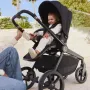 Carucior 2 in 1, Lionelo, Freya, Landou si salteluta ventilate, Pliabil, Reglare spatar-3 pozitii, Suport de picioare-4 pozitii,  Maner reglabil-3 pozitii, Adaptori inclusi compatibili cu Cybex, Maxi-Cosi, Kiddy, Avionaut, Sustine 22 kg, 0luni+, Maro - 41
