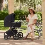 Carucior 2 in 1, Lionelo, Freya, Landou si salteluta ventilate, Pliabil, Reglare spatar-3 pozitii, Suport de picioare-4 pozitii,  Maner reglabil-3 pozitii, Adaptori inclusi compatibili cu Cybex, Maxi-Cosi, Kiddy, Avionaut, Sustine 22 kg, 0luni+, Maro - 44