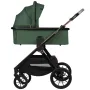 Carucior 2 in 1, Lionelo, Layla, Pana la 22 kg, Cadru aluminiu, Cu landou intarit si salteluta din spuma AirDots, Reversibil, Cu ventilatie 3D, Cu accesorii, EN1888-1, EN1888-2, EN1466, Verde - 14