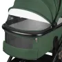 Carucior 2 in 1, Lionelo, Layla, Pana la 22 kg, Cadru aluminiu, Cu landou intarit si salteluta din spuma AirDots, Reversibil, Cu ventilatie 3D, Cu accesorii, EN1888-1, EN1888-2, EN1466, Verde - 16