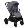 Carucior 2 in 1, Lionelo, Mika Plus, Cadru din aluminiu, Cu landou intarit si salteluta moale, Reversibil, Cu sistem de ventilatie 3D, Cu accesorii, Pana la 22 kg, Conform cu EN1888-1 EN1888-2, EN1466, Gri - 3