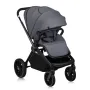Carucior 2 in 1, Lionelo, Mika Plus, Cadru din aluminiu, Cu landou intarit si salteluta moale, Reversibil, Cu sistem de ventilatie 3D, Cu accesorii, Pana la 22 kg, Conform cu EN1888-1 EN1888-2, EN1466, Gri - 5