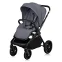Carucior 2 in 1, Lionelo, Mika Plus, Cadru din aluminiu, Cu landou intarit si salteluta moale, Reversibil, Cu sistem de ventilatie 3D, Cu accesorii, Pana la 22 kg, Conform cu EN1888-1 EN1888-2, EN1466, Gri - 6