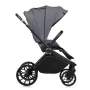 Carucior 2 in 1, Lionelo, Mika Plus, Cadru din aluminiu, Cu landou intarit si salteluta moale, Reversibil, Cu sistem de ventilatie 3D, Cu accesorii, Pana la 22 kg, Conform cu EN1888-1 EN1888-2, EN1466, Gri - 11