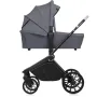 Carucior 2 in 1, Lionelo, Mika Plus, Cadru din aluminiu, Cu landou intarit si salteluta moale, Reversibil, Cu sistem de ventilatie 3D, Cu accesorii, Pana la 22 kg, Conform cu EN1888-1 EN1888-2, EN1466, Gri - 17