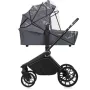 Carucior 2 in 1, Lionelo, Mika Plus, Cadru din aluminiu, Cu landou intarit si salteluta moale, Reversibil, Cu sistem de ventilatie 3D, Cu accesorii, Pana la 22 kg, Conform cu EN1888-1 EN1888-2, EN1466, Gri - 19