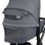 Carucior 2 in 1, Lionelo, Mika Plus, Cadru din aluminiu, Cu landou intarit si salteluta moale, Reversibil, Cu sistem de ventilatie 3D, Cu accesorii, Pana la 22 kg, Conform cu EN1888-1 EN1888-2, EN1466, Gri - 25
