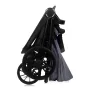 Carucior 2 in 1, Lionelo, Mika Plus, Cadru din aluminiu, Cu landou intarit si salteluta moale, Reversibil, Cu sistem de ventilatie 3D, Cu accesorii, Pana la 22 kg, Conform cu EN1888-1 EN1888-2, EN1466, Gri - 33