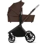 Carucior 2 in 1, Lionelo, Mika Plus, Cadru din aluminiu, Cu landou intarit si salteluta moale, Reversibil, Cu sistem de ventilatie 3D, Cu accesorii, Pana la 22 kg, Conform cu EN1888-1 EN1888-2, EN1466, Mocha Mousse - 7