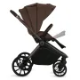 Carucior 2 in 1, Lionelo, Mika Plus, Cadru din aluminiu, Cu landou intarit si salteluta moale, Reversibil, Cu sistem de ventilatie 3D, Cu accesorii, Pana la 22 kg, Conform cu EN1888-1 EN1888-2, EN1466, Mocha Mousse - 12