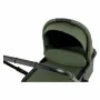 Carucior 3 in 1, FreeON, Zack, Cu cadru din aluminiu, Landou, Scoica auto, Geanta pentru mamici, Conform cu standardele EN 1888:2018 si ECE R129, Olive - 9
