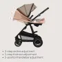 Carucior 3 in 1, Lionelo, Amber, Landou intarit,  Scoica auto testata ADAC, Reversibil, Cu accesorii, Geanta parinti, Pana la 22 kg, Bej - 30