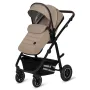 Carucior 3 in 1, Lionelo, Amber, Landou intarit,  Scoica auto testata ADAC, Reversibil, Cu accesorii, Geanta parinti, Pana la 22 kg, Bej - 8