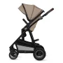 Carucior 3 in 1, Lionelo, Amber, Landou intarit,  Scoica auto testata ADAC, Reversibil, Cu accesorii, Geanta parinti, Pana la 22 kg, Bej - 15