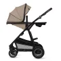 Carucior 3 in 1, Lionelo, Amber, Landou intarit,  Scoica auto testata ADAC, Reversibil, Cu accesorii, Geanta parinti, Pana la 22 kg, Bej - 17
