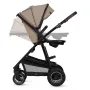 Carucior 3 in 1, Lionelo, Amber, Landou intarit,  Scoica auto testata ADAC, Reversibil, Cu accesorii, Geanta parinti, Pana la 22 kg, Bej - 18