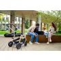 Carucior 3 in 1, Lionelo, Amber, Landou intarit,  Scoica auto testata ADAC, Reversibil, Cu accesorii, Geanta parinti, Pana la 22 kg, Bej - 39