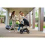 Carucior 3 in 1, Lionelo, Amber, Landou intarit,  Scoica auto testata ADAC, Reversibil, Cu accesorii, Geanta parinti, Pana la 22 kg, Bej - 46