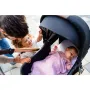 Carucior 3 in 1, Lionelo, Amber, Landou intarit,  Scoica auto testata ADAC, Reversibil, Cu accesorii, Geanta parinti, Pana la 22 kg, Bej - 52