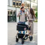 Carucior 3 in 1, Lionelo, Amber, Landou intarit,  Scoica auto testata ADAC, Reversibil, Cu accesorii, Geanta parinti, Pana la 22 kg, Bej - 58
