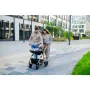 Carucior 3 in 1, Lionelo, Amber, Landou intarit,  Scoica auto testata ADAC, Reversibil, Cu accesorii, Geanta parinti, Pana la 22 kg, Bej - 72