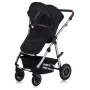Carucior 3 in 1, Lionelo, Amber, Cadru aluminiu, Cu landou intarit si salteluta moale, Cu scoica auto testata ADAC, Reversibil, Cu accesorii, Geanta parinti, Pana la 22 kg, Negru silver - 9