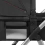 Carucior 3 in 1, Lionelo, Amber, Cadru aluminiu, Cu landou intarit si salteluta moale, Cu scoica auto testata ADAC, Reversibil, Cu accesorii, Geanta parinti, Pana la 22 kg, Negru silver - 27