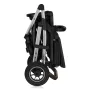 Carucior 3 in 1, Lionelo, Amber, Cadru aluminiu, Cu landou intarit si salteluta moale, Cu scoica auto testata ADAC, Reversibil, Cu accesorii, Geanta parinti, Pana la 22 kg, Negru silver - 30