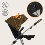 Carucior 3 in 1, Lionelo, Amber, Cadru aluminiu, Cu landou intarit si salteluta moale, Cu scoica auto testata ADAC, Reversibil, Cu accesorii, Geanta parinti, Pana la 22 kg, Negru silver - 35