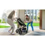 Carucior 3 in 1, Lionelo, Amber, Cadru aluminiu, Cu landou intarit si salteluta moale, Cu scoica auto testata ADAC, Reversibil, Cu accesorii, Geanta parinti, Pana la 22 kg, Negru silver - 47