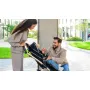 Carucior 3 in 1, Lionelo, Amber, Cadru aluminiu, Cu landou intarit si salteluta moale, Cu scoica auto testata ADAC, Reversibil, Cu accesorii, Geanta parinti, Pana la 22 kg, Negru silver - 51