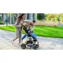 Carucior 3 in 1, Lionelo, Amber, Cadru aluminiu, Cu landou intarit si salteluta moale, Cu scoica auto testata ADAC, Reversibil, Cu accesorii, Geanta parinti, Pana la 22 kg, Negru silver - 54