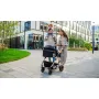 Carucior 3 in 1, Lionelo, Amber, Cadru aluminiu, Cu landou intarit si salteluta moale, Cu scoica auto testata ADAC, Reversibil, Cu accesorii, Geanta parinti, Pana la 22 kg, Negru silver - 68