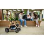 Carucior 3 in 1, Lionelo, Amber, Cadru aluminiu, Cu landou intarit si salteluta moale, Cu scoica auto testata ADAC, Reversibil, Cu accesorii, Geanta parinti, Pana la 22 kg, Negru silver - 71