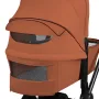 Carucior 3 in 1, Lionelo, Mika Plus, Cadru din aluminiu, Cu landou intarit si salteluta moale, Cu scoica auto testata ADAC, Reversibil, Cu sistem de ventilatie 3D, Cu accesorii, Pana la 22 kg, EN1888-1 EN1888-2 EN1466 ECE R129, Maro - 19