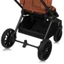 Carucior 3 in 1, Lionelo, Mika Plus, Cadru din aluminiu, Cu landou intarit si salteluta moale, Cu scoica auto testata ADAC, Reversibil, Cu sistem de ventilatie 3D, Cu accesorii, Pana la 22 kg, EN1888-1 EN1888-2 EN1466 ECE R129, Maro - 23