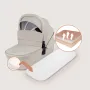Carucior 3 in 1, Lionelo, Mika Plus, Cadru din aluminiu, Cu landou intarit si salteluta moale, Cu scoica auto testata ADAC, Reversibil, Cu sistem de ventilatie 3D, Cu accesorii, Pana la 22 kg, EN1888-1 EN1888-2 EN1466 ECE R129, Bej - 53