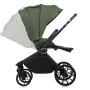 Carucior 4 in 1, Lionelo, Mika Plus, Cu scoica auto Moxie Black Carbon cu baza rotativa 360, Reversibil, Cu sistem de ventilatie 3D, Cu accesorii, Pana la 22 kg, EN1888-1 EN1888-2 EN1466 ECE R129, Verde - 19