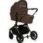 Carucior 4 in 1, Lionelo, Mika Plus, Cu scoica auto Moxie Mov cu baza rotativa 360, Reversibil, Cu sistem de ventilatie 3D, Cu accesorii, Pana la 22 kg, EN1888-1 EN1888-2 EN1466 ECE R129, Maro - 49