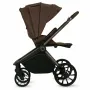 Carucior 4 in 1, Lionelo, Mika Plus, Cu scoica auto Moxie Mov cu baza rotativa 360, Reversibil, Cu sistem de ventilatie 3D, Cu accesorii, Pana la 22 kg, EN1888-1 EN1888-2 EN1466 ECE R129, Maro - 55