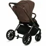 Carucior 4 in 1, Lionelo, Mika Plus, Cu scoica auto Moxie Mov cu baza rotativa 360, Reversibil, Cu sistem de ventilatie 3D, Cu accesorii, Pana la 22 kg, EN1888-1 EN1888-2 EN1466 ECE R129, Maro - 56