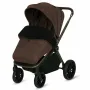 Carucior 4 in 1, Lionelo, Mika Plus, Cu scoica auto Moxie Mov cu baza rotativa 360, Reversibil, Cu sistem de ventilatie 3D, Cu accesorii, Pana la 22 kg, EN1888-1 EN1888-2 EN1466 ECE R129, Maro - 59