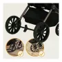 Carucior 4 in 1, Lionelo, Mika Plus, Cu scoica auto Moxie Mov cu baza rotativa 360, Reversibil, Cu sistem de ventilatie 3D, Cu accesorii, Pana la 22 kg, EN1888-1 EN1888-2 EN1466 ECE R129, Maro - 69
