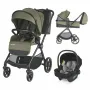 Carucior modular 3in1 Coccolle Lissia Moss Green+Scoica auto iSize Coccolle Knox Greystone - 1