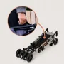 Carucior sport compact, Lionelo, Irma, Spatar ajustabil in 4 pozitii, Suport picioare reglabil, Manere rotative, Pliere tip umbrela, 6- 36 luni, Pana la 15 kg, Conform cu EN1888-1:2018, Bej - 14
